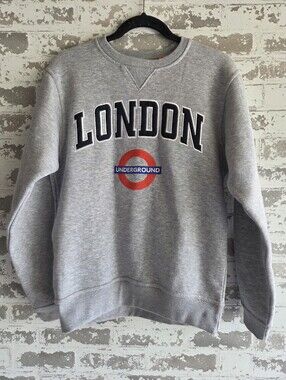 Official London Underground Licensed Grey Sweatshirt Small